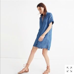 Madewell Denim Drop Hem Dress